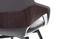 Изображение кресло rv design aura-st (fk005-с) кожа антрацит